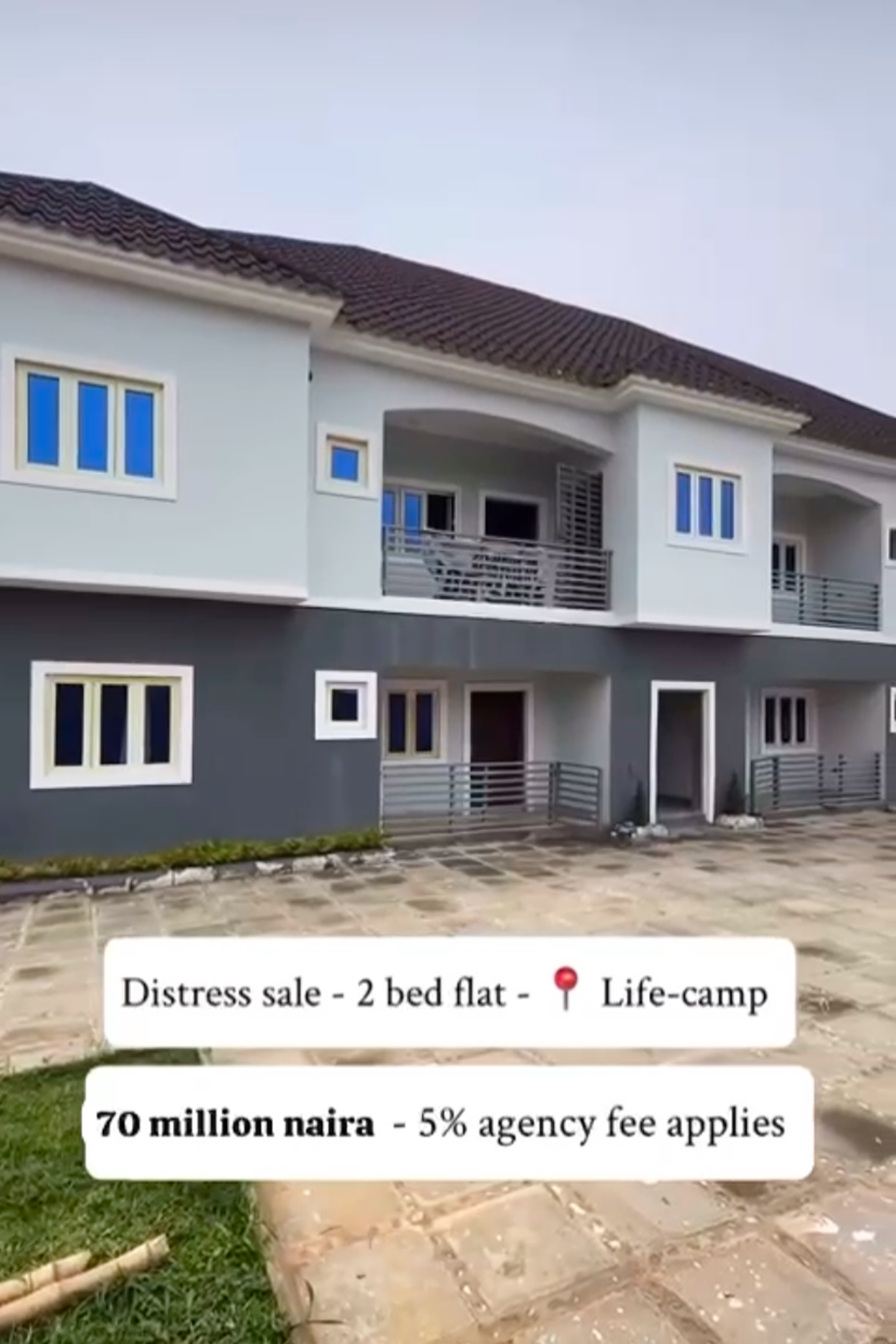 🏡 Contemporary 2-Bedroom Flat – Life Camp, Abuja