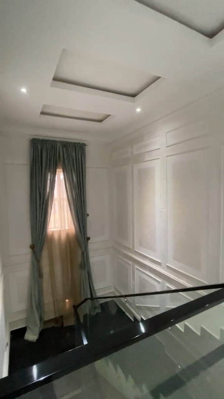 Step into a 5-bedroom fully detached duplex with an elegant 2-bedroom BQ