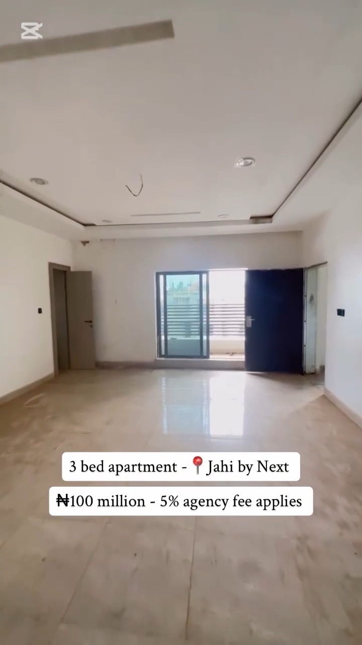 ✨ FOR SALE | 3-BEDROOM APARTMENT | JAHI, ABUJA ✨