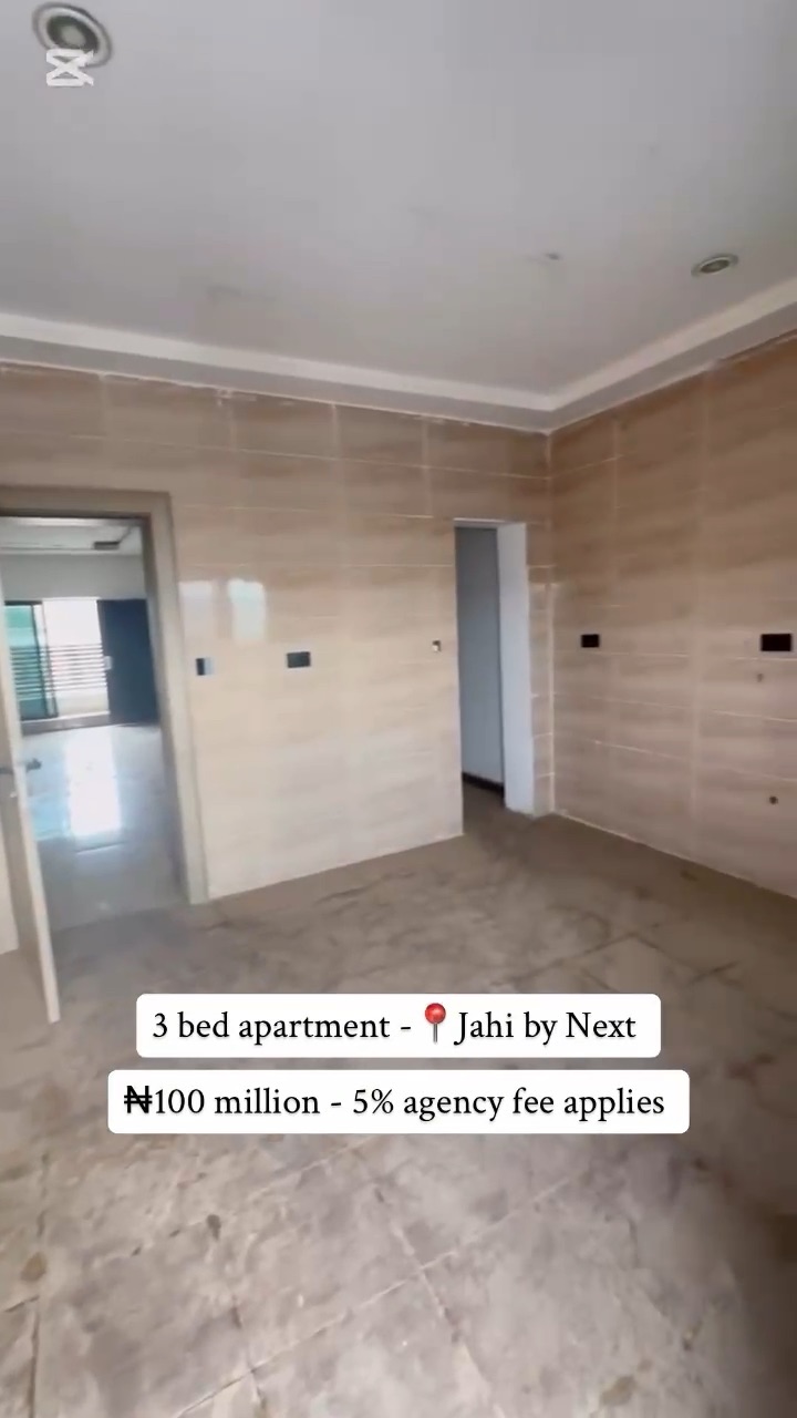 ✨ FOR SALE | 3-BEDROOM APARTMENT | JAHI, ABUJA ✨