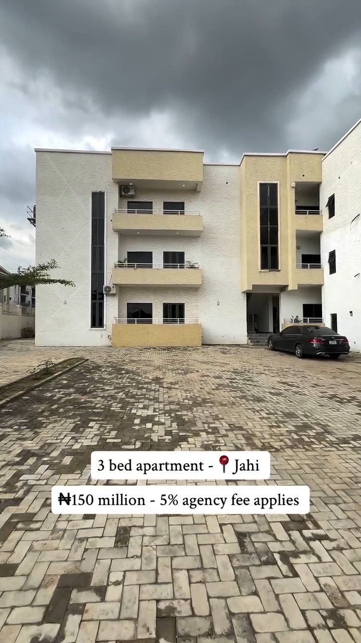 ✨ FOR SALE | 3-BEDROOM APARTMENT | JAHI, ABUJA ✨