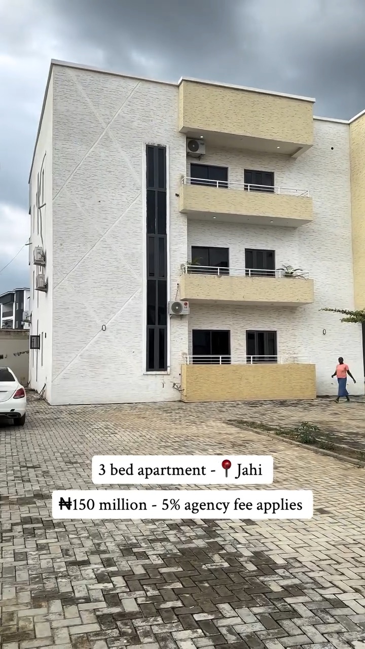 ✨ FOR SALE | 3-BEDROOM APARTMENT | JAHI, ABUJA ✨
