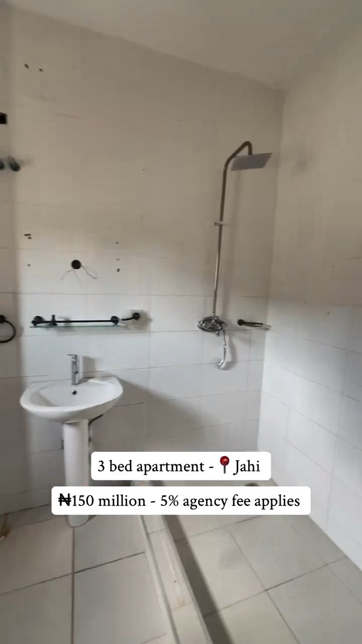 ✨ FOR SALE | 3-BEDROOM APARTMENT | JAHI, ABUJA ✨