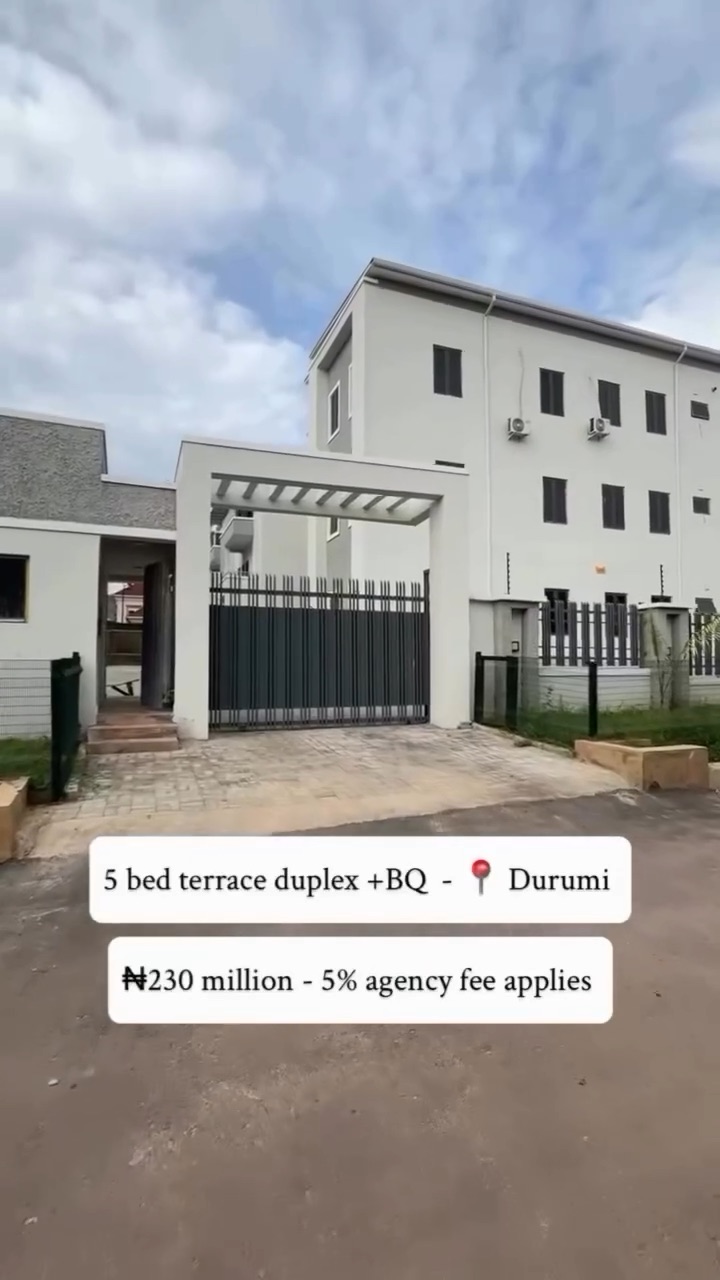 5-bedroom terrace duplex with BQ