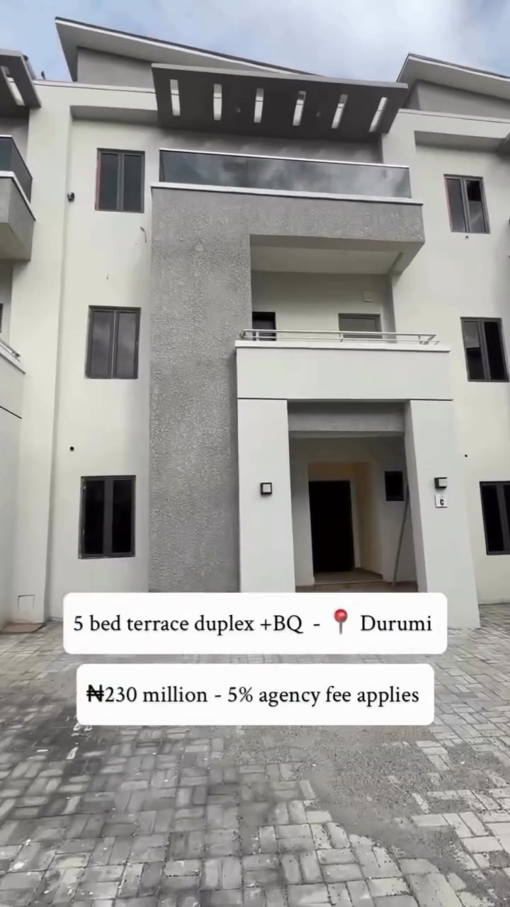 5-bedroom terrace duplex with BQ