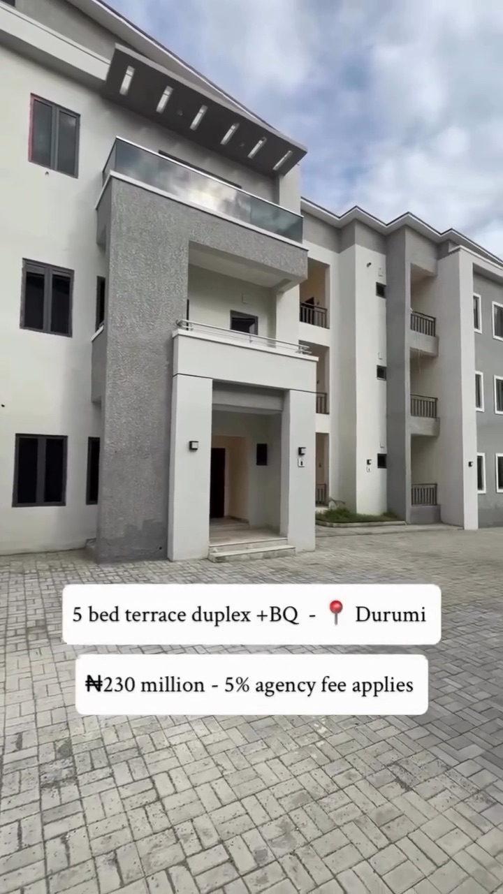 5-bedroom terrace duplex with BQ