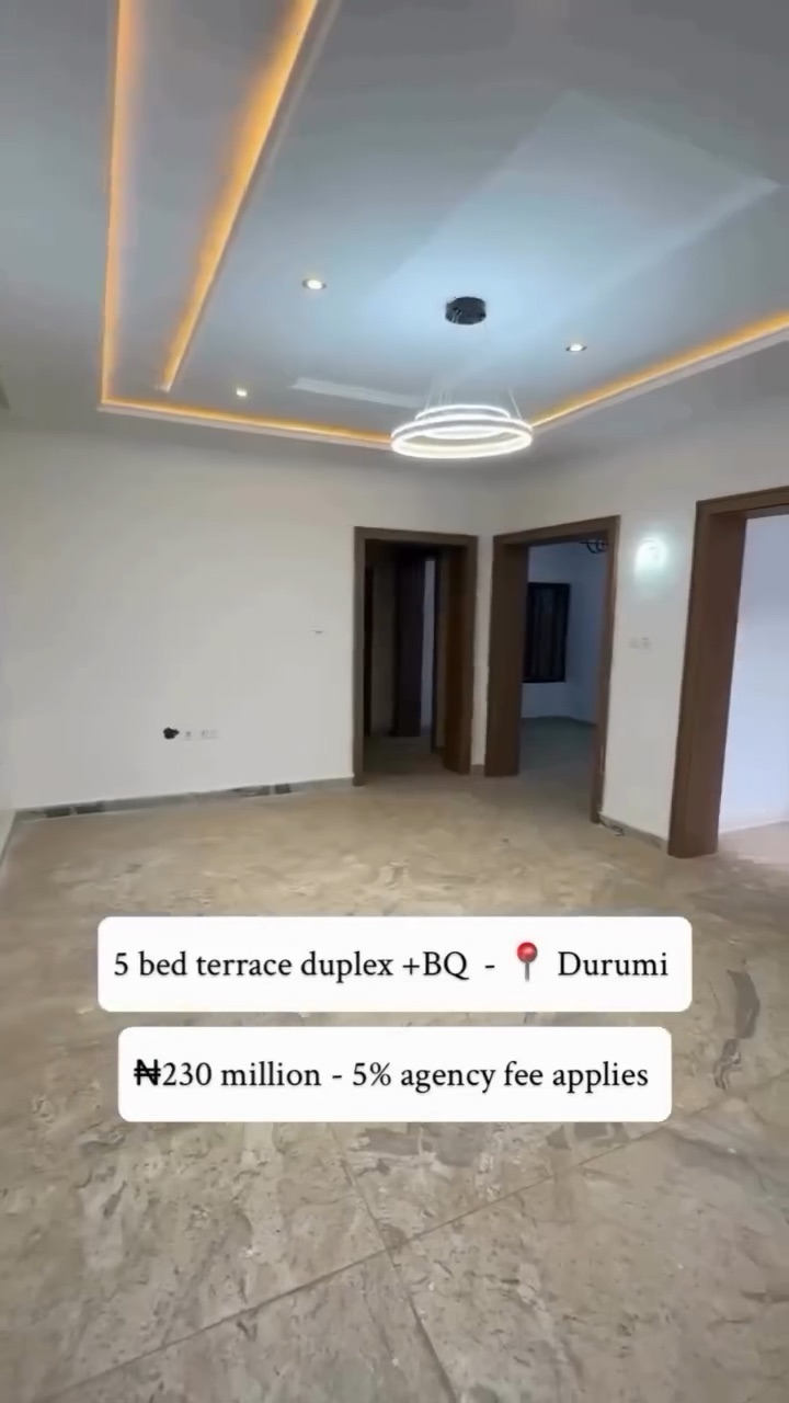 5-bedroom terrace duplex with BQ