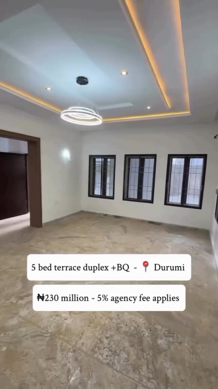 5-bedroom terrace duplex with BQ
