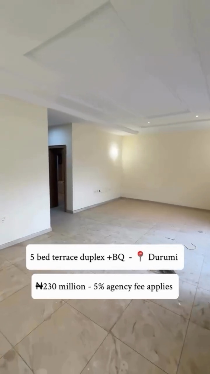 5-bedroom terrace duplex with BQ