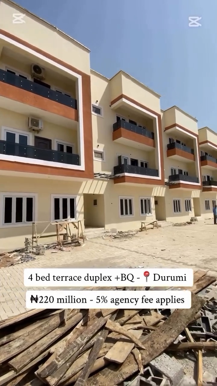 Step into elegance with this 4-bedroom duplex + BQ