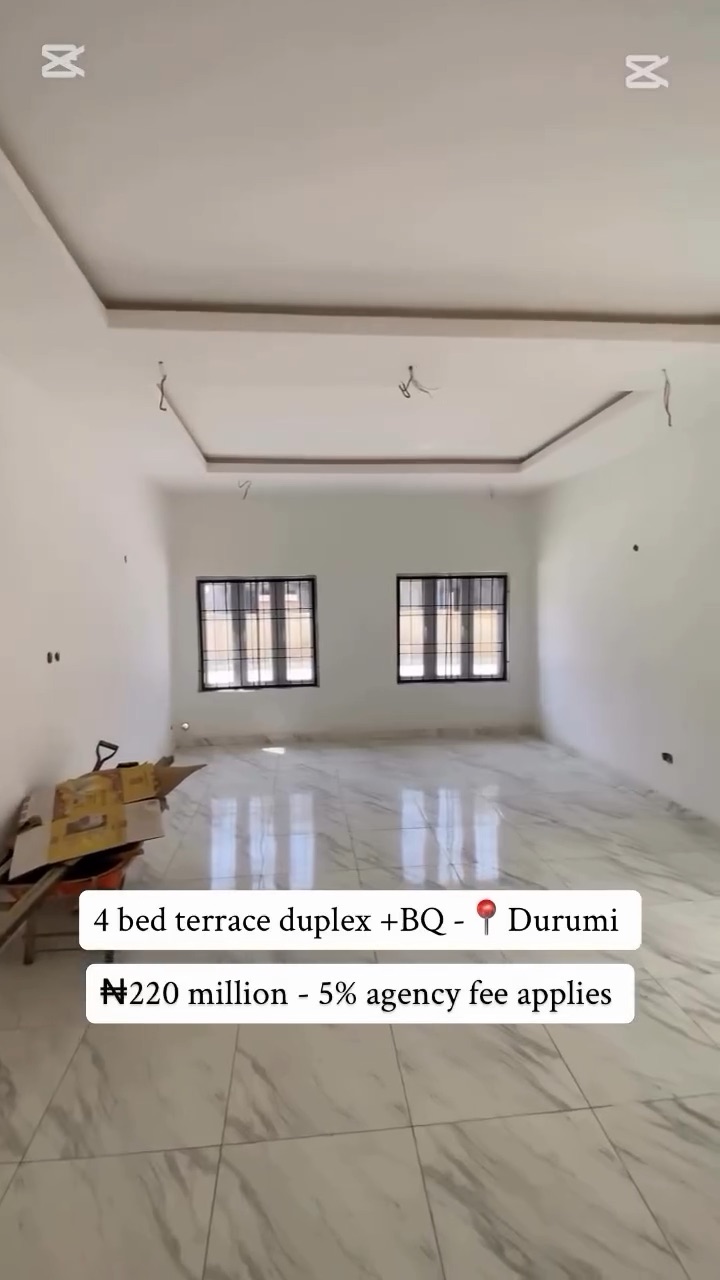 Step into elegance with this 4-bedroom duplex + BQ