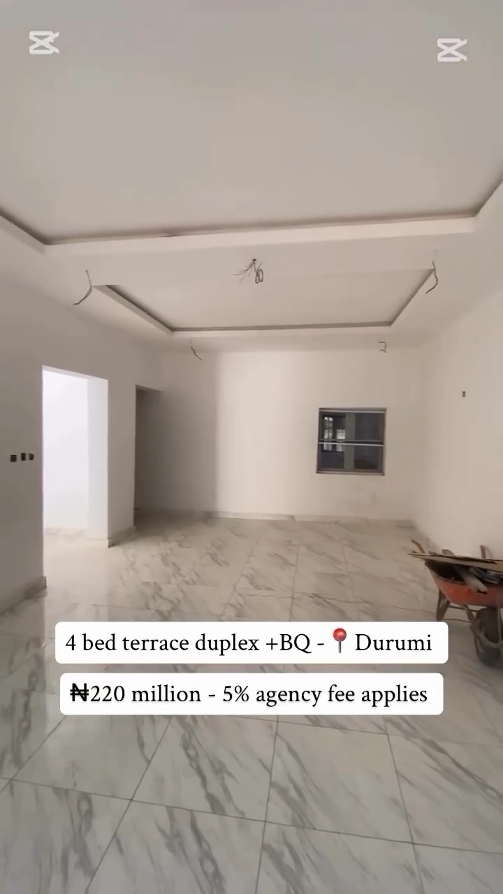 Step into elegance with this 4-bedroom duplex + BQ