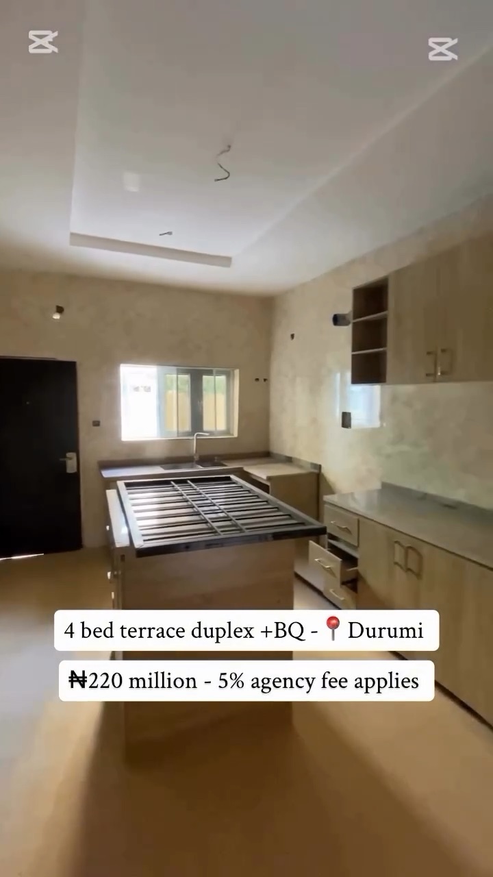 Step into elegance with this 4-bedroom duplex + BQ