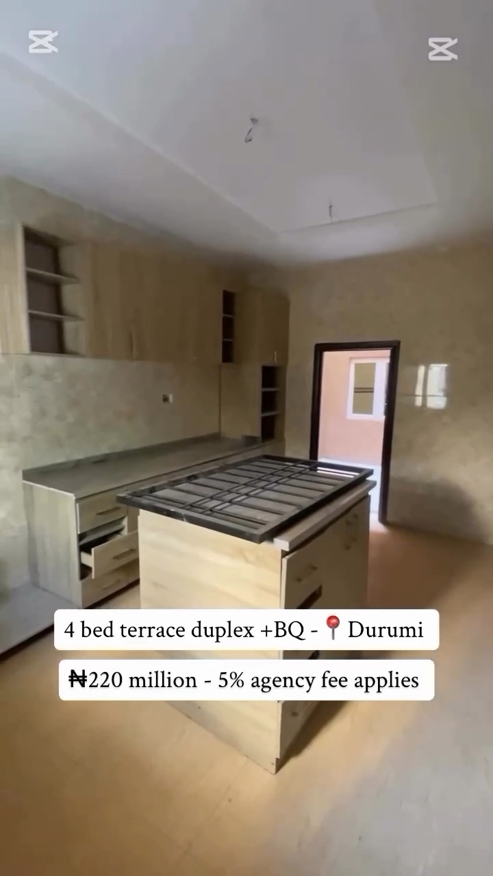 Step into elegance with this 4-bedroom duplex + BQ