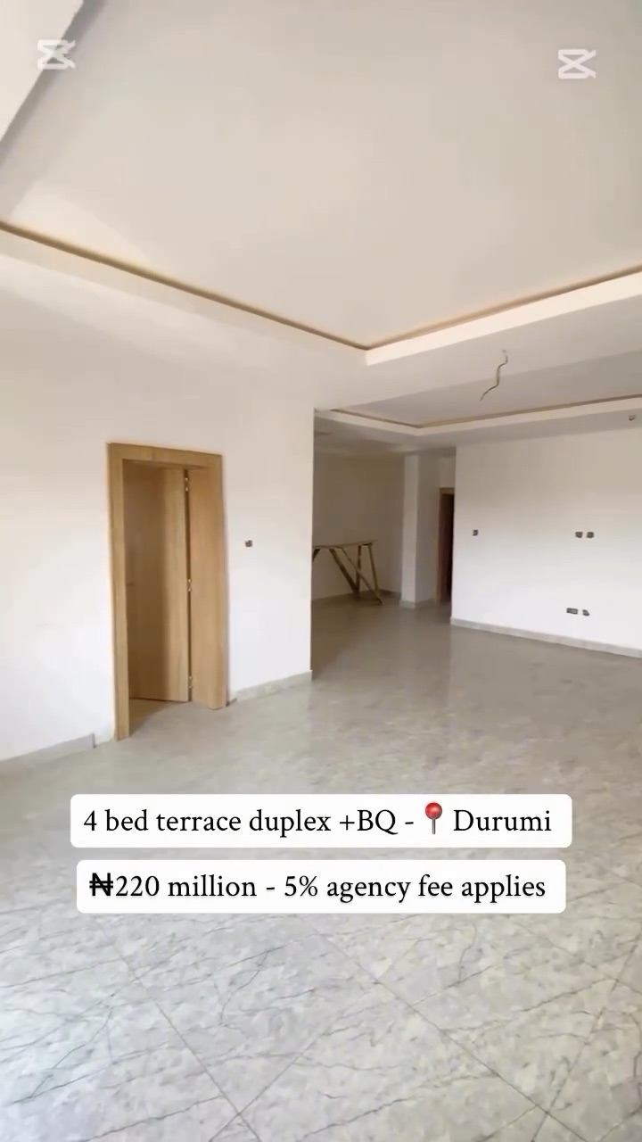 Step into elegance with this 4-bedroom duplex + BQ