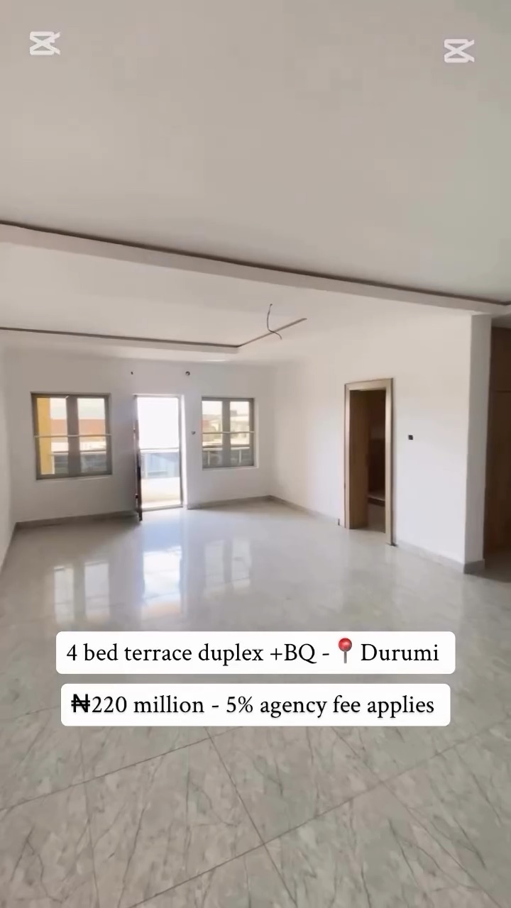Step into elegance with this 4-bedroom duplex + BQ