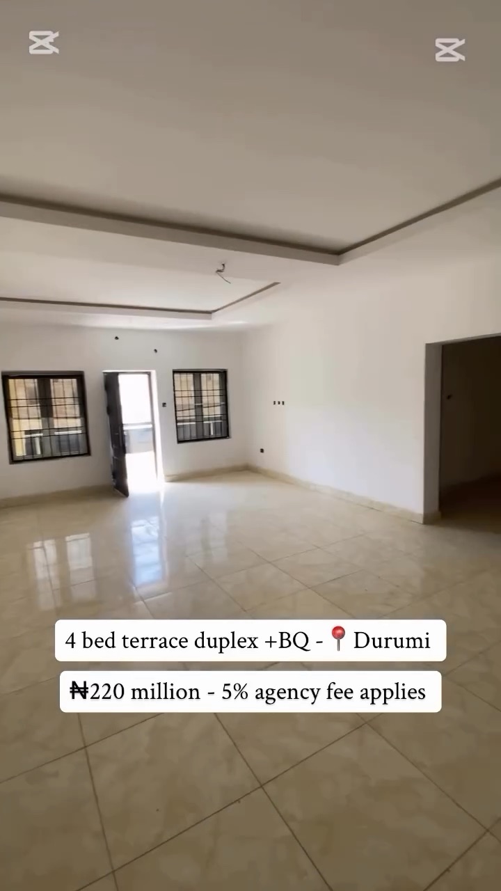 Step into elegance with this 4-bedroom duplex + BQ