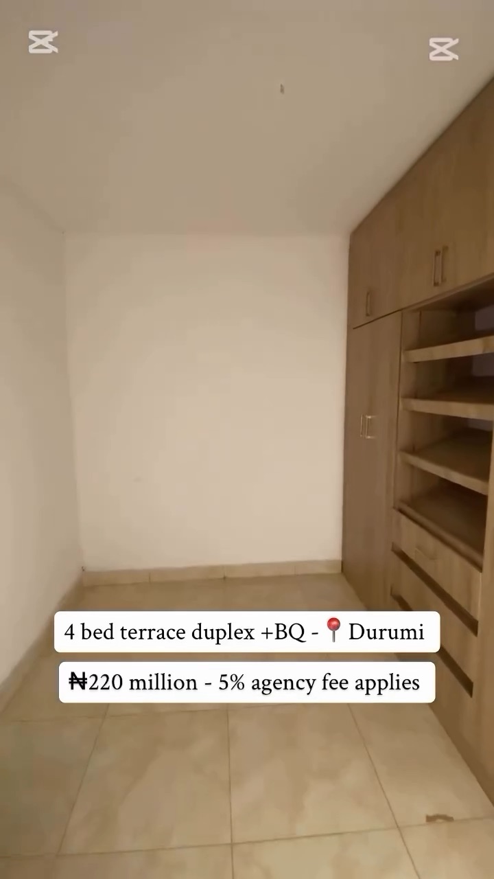 Step into elegance with this 4-bedroom duplex + BQ