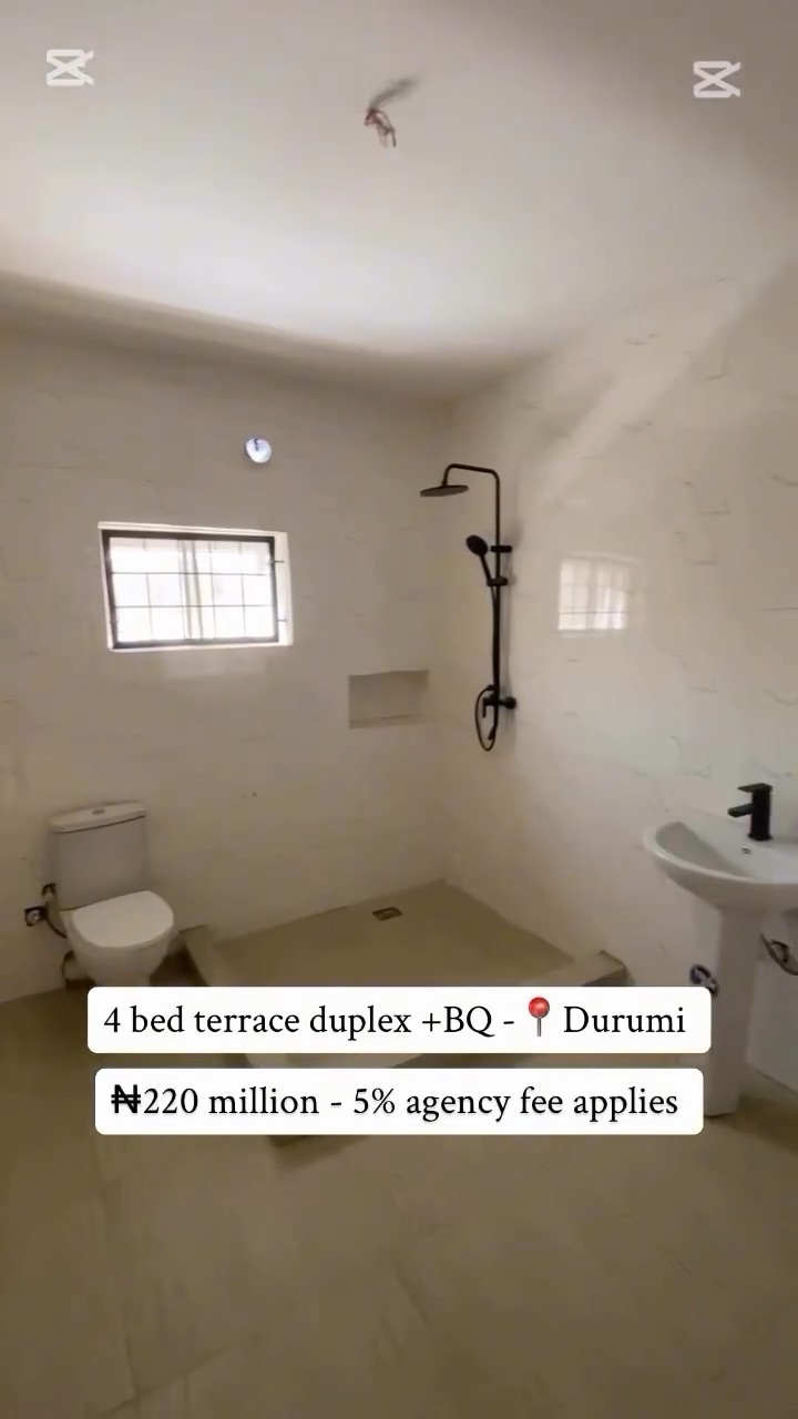 Step into elegance with this 4-bedroom duplex + BQ
